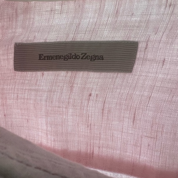 Zegna Men’s Button Down. Mens L - Picture 2 of 3